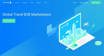 PKFARE(比客)官方网站全新升级 开启全球旅游B2B预订智能模式